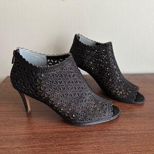 J Reneé, Radita Satin Rhinestone Peep toe Shootie